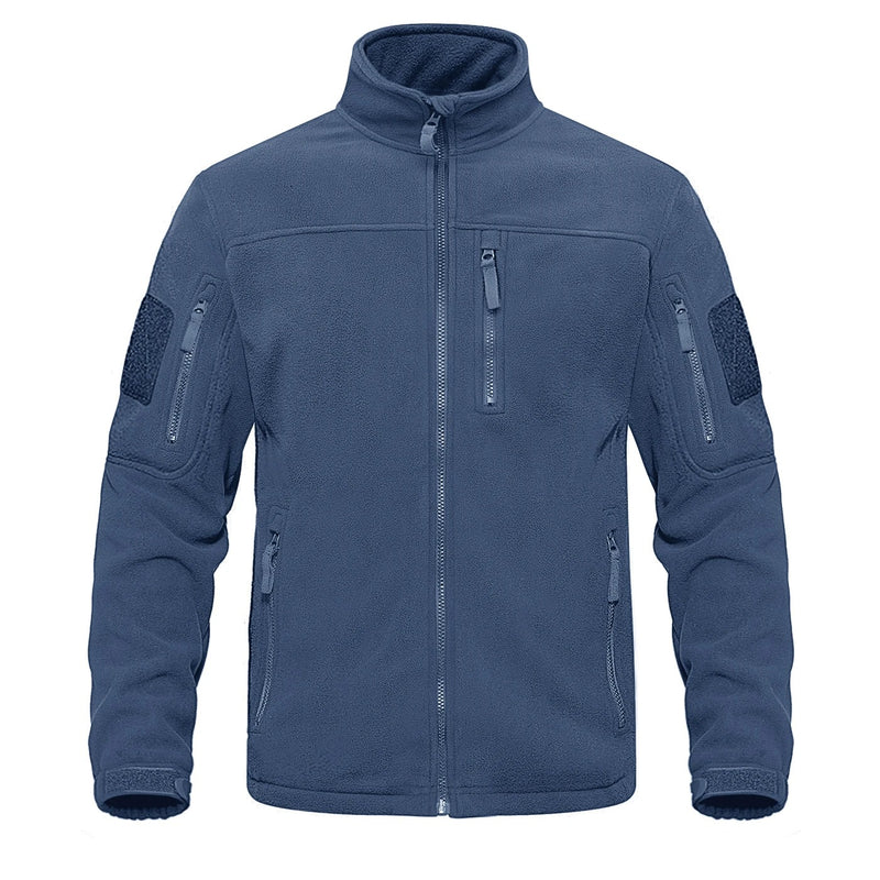 Thermojacka i fleece med hel dragkedja för män