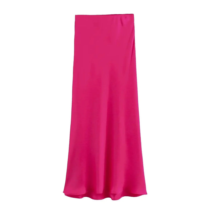 Slim Fit Satin Dragsko för kvinnor