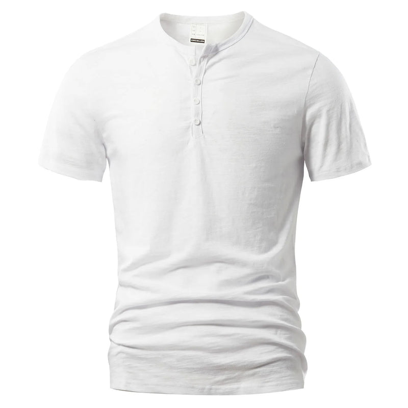 Herr-Henley-T-shirt för sommaren