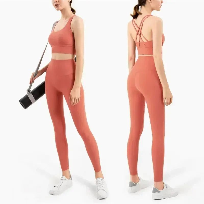 Fitness Sportkläder Set för kvinnor