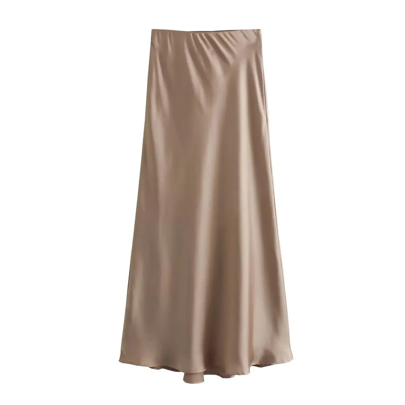 Slim Fit Satin Dragsko för kvinnor