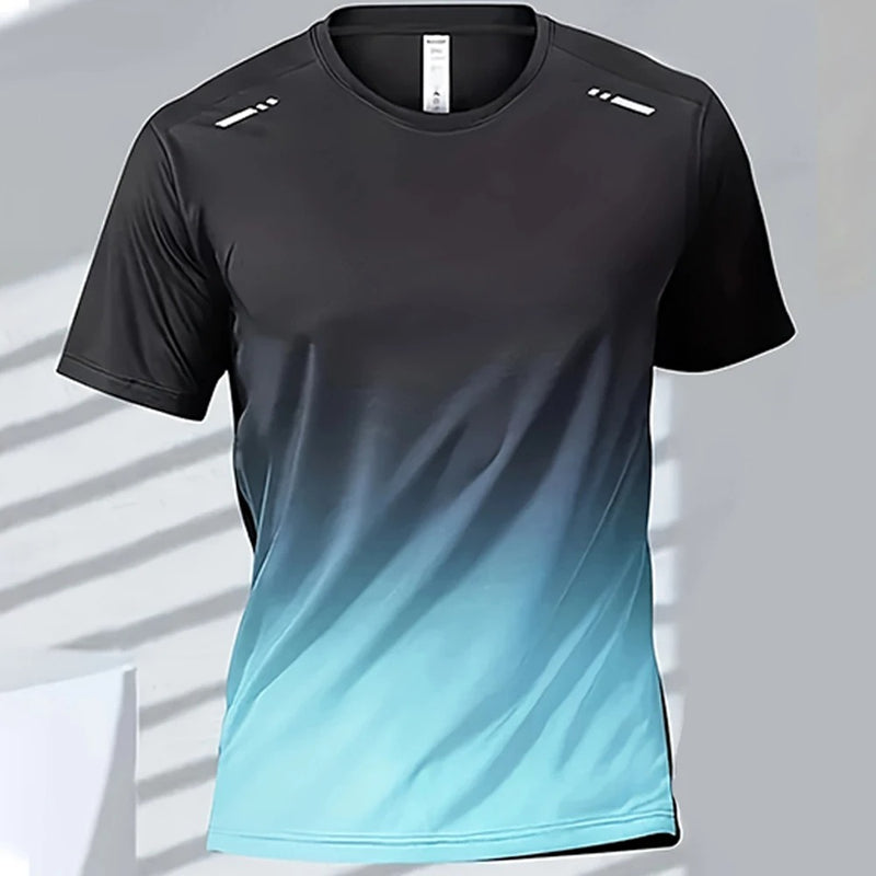 Quick Dry Gradient T-shirt för män