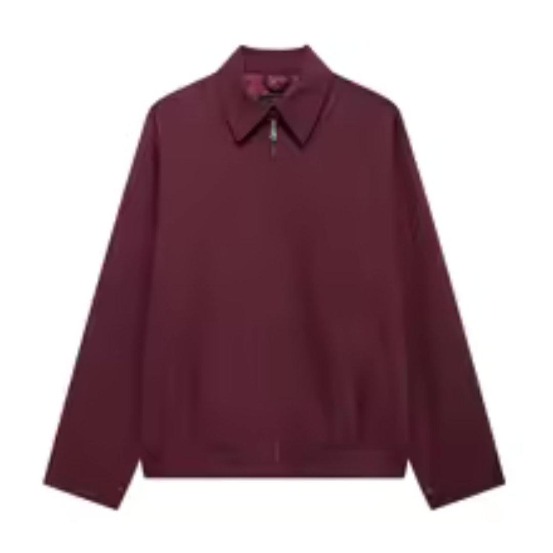 Damjacka med lös dragkedja i vintage-modell