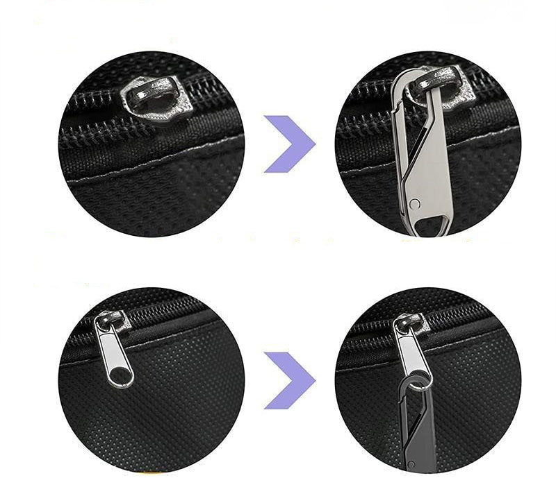 Universell avtagbar dragkedja