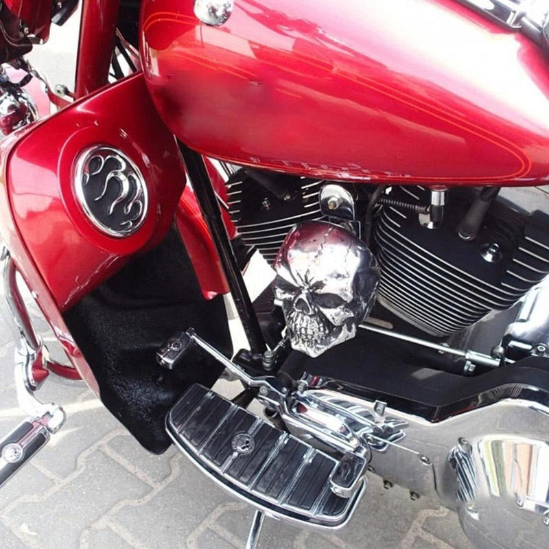 Motorcykel Skull Horn Cover