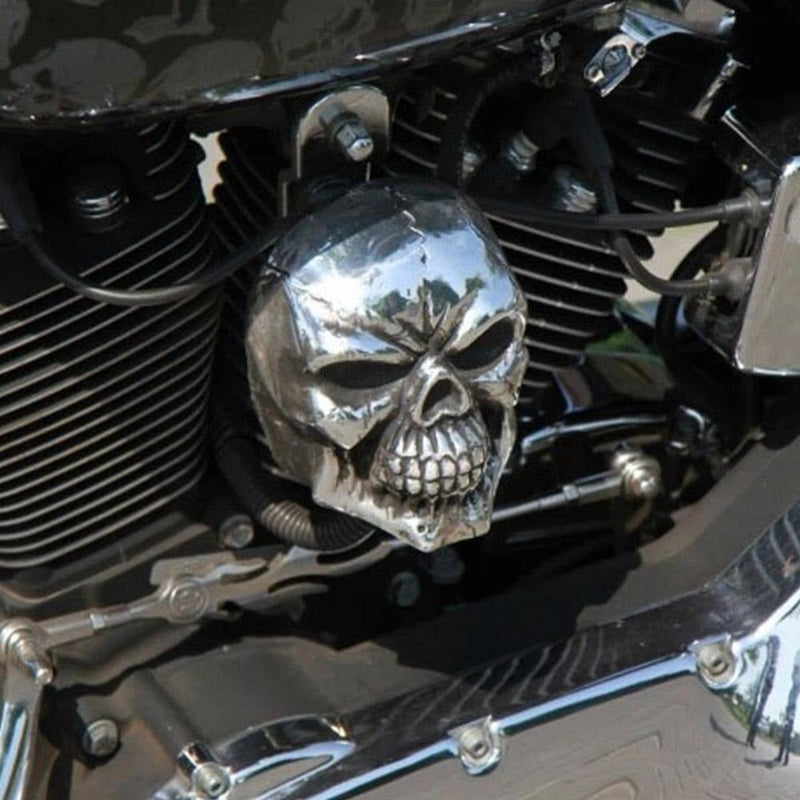 Motorcykel Skull Horn Cover