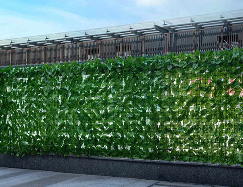 Konstgjord Växt Löv Staket