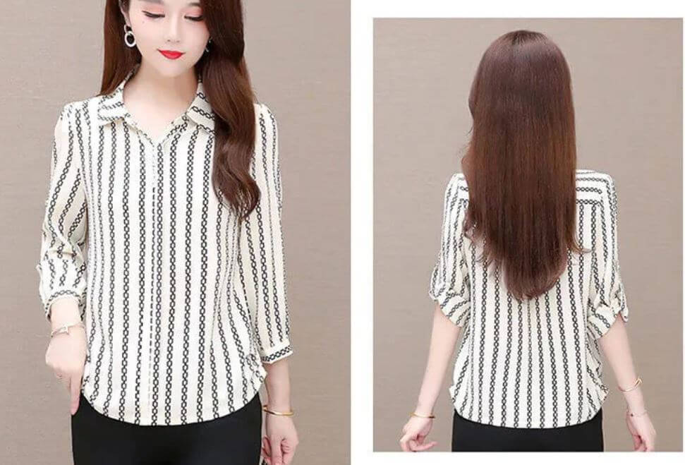 Kvinnors chiffongblus