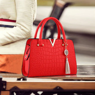 Väska i krokodilskinn
