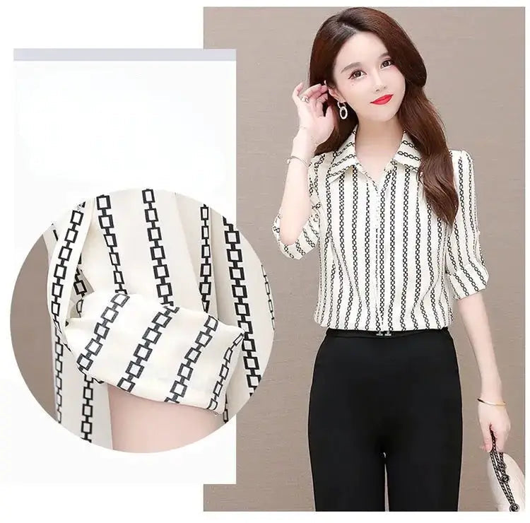 Kvinnors chiffongblus