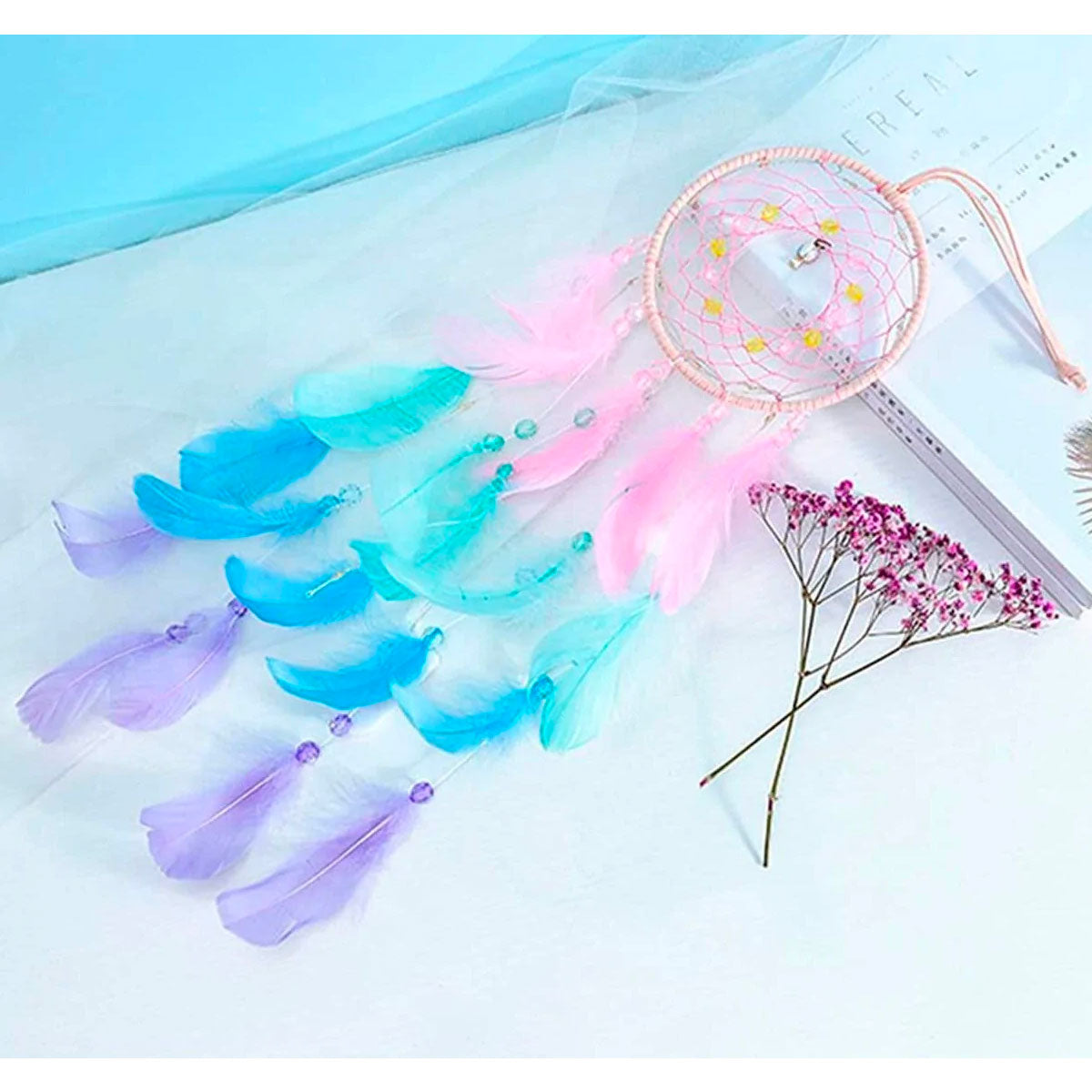 Färgglada drömfångare