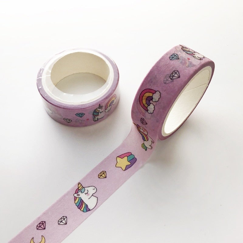 Kawaii dekorativ Washi Tape (uppsättning av 5)