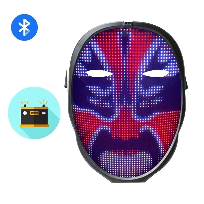 Digital mask som omvandlar ansiktet