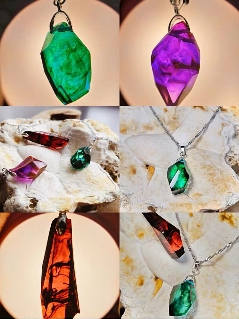 DIY handgjord Crystal Glue Mold