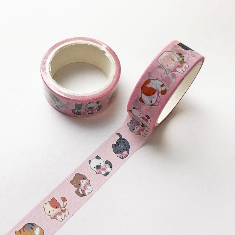 Kawaii dekorativ Washi Tape (uppsättning av 5)
