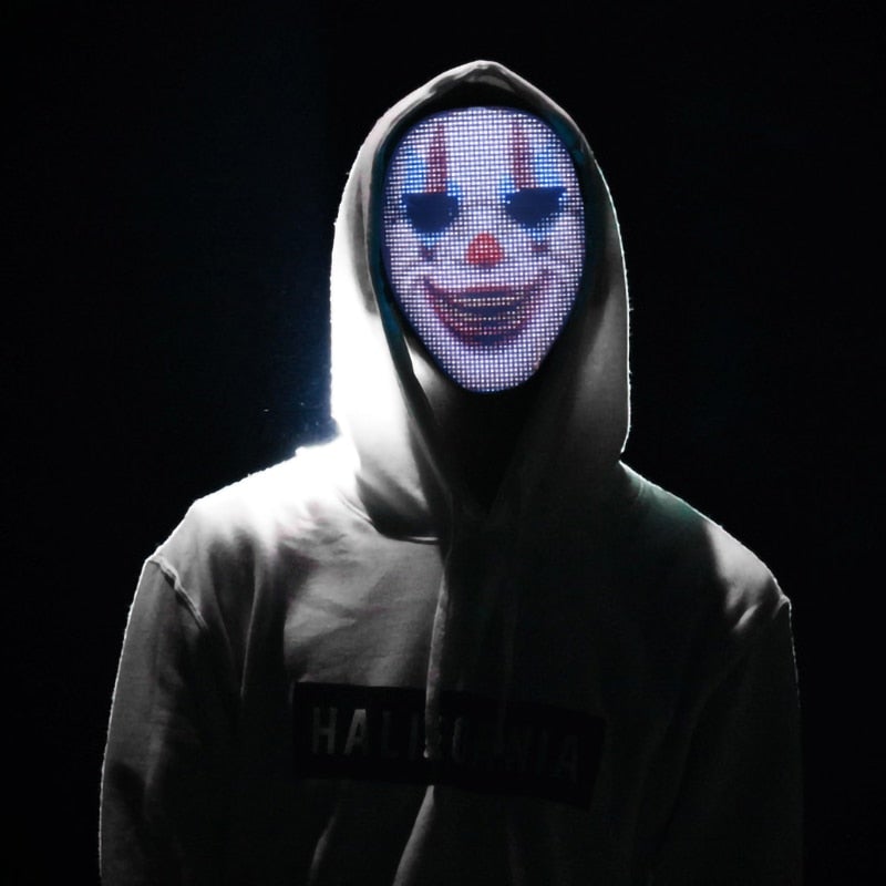 Digital mask som omvandlar ansiktet