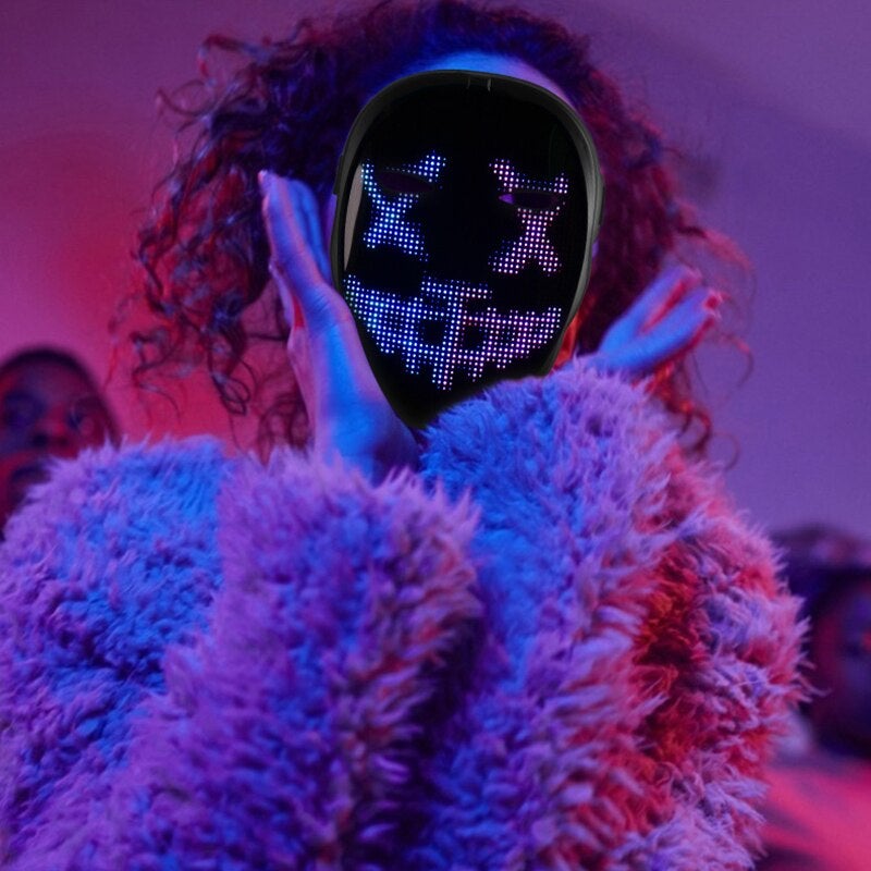 Digital mask som omvandlar ansiktet