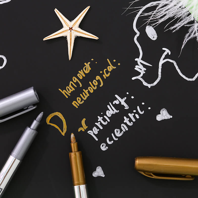 Metallic Marker pennor
