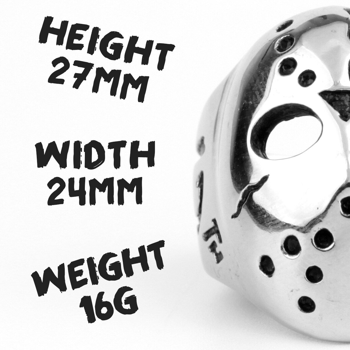 Fredag 13:e Jason Mask Ring