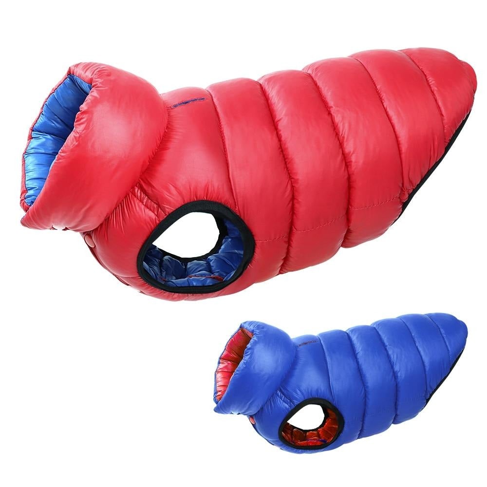 Vändbar Hund Puffer Coat