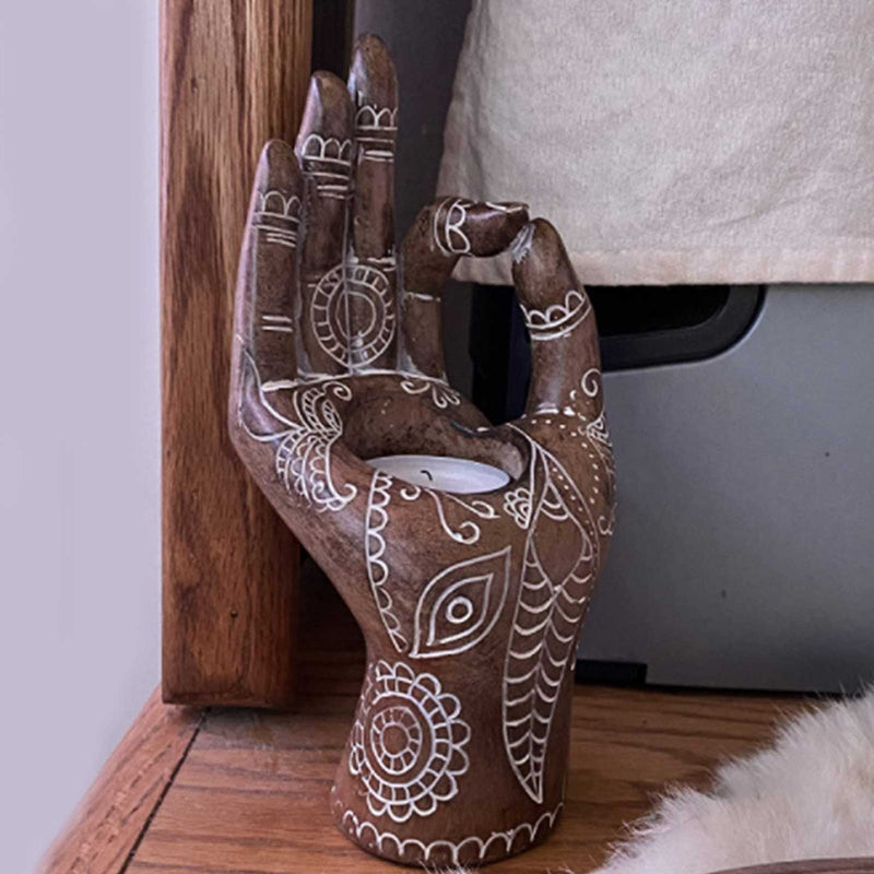 Buddha Hand Ljushållare