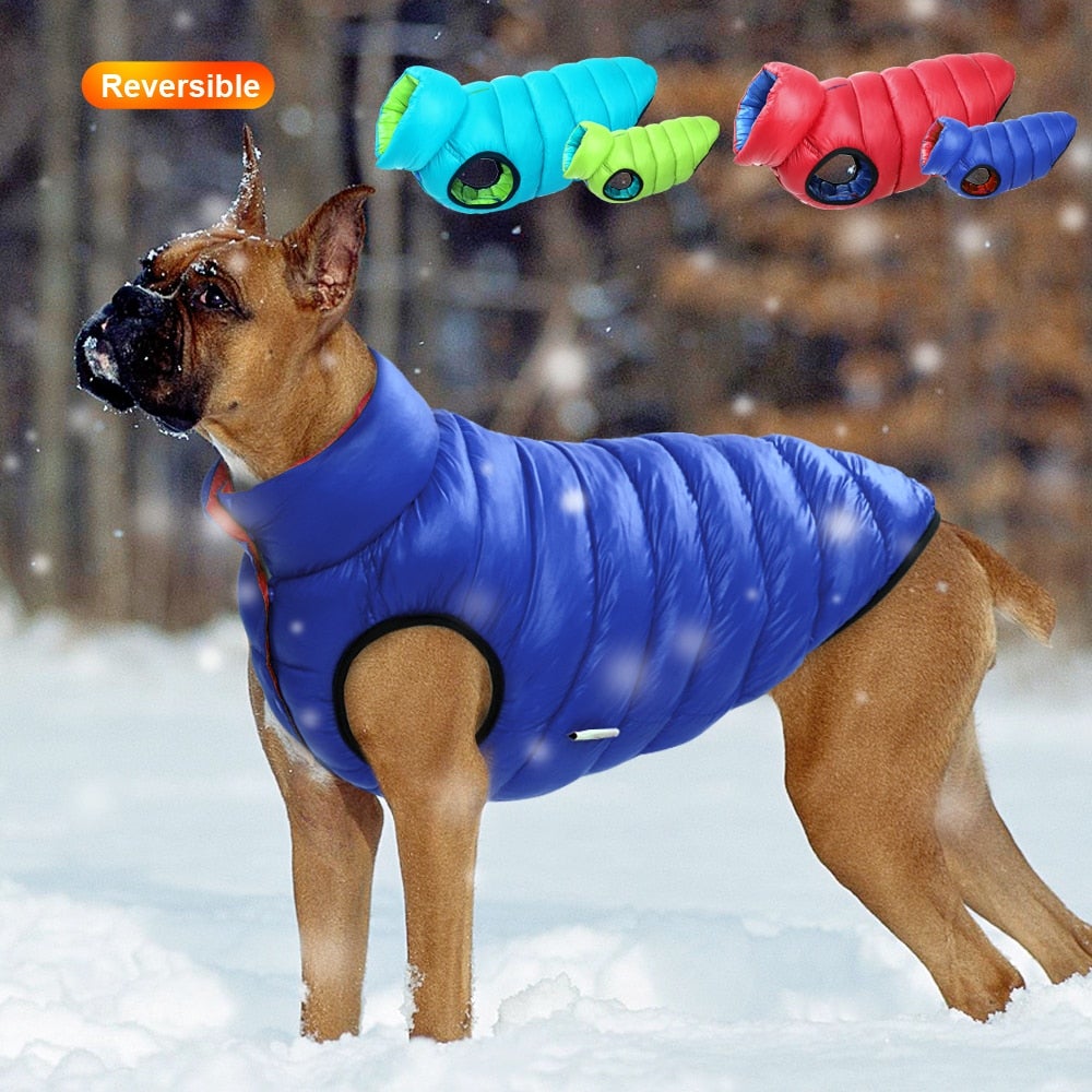 Vändbar Hund Puffer Coat