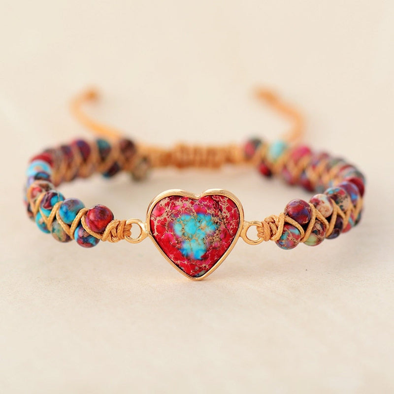 Passion Heart Flätad Armband