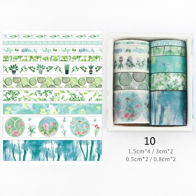 Dekorativa Washi Tape-satser