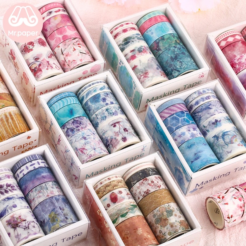 Dekorativa Washi Tape-satser