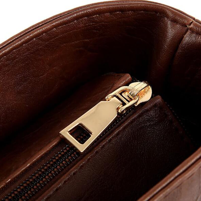 Skulderväska i läder för kvinnor