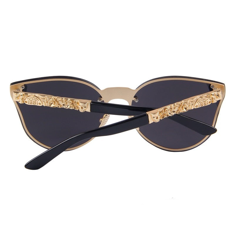 Solglasögon med kattögon för kvinnor