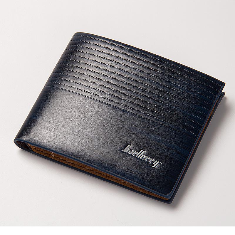 PU läder casual plånbok för män