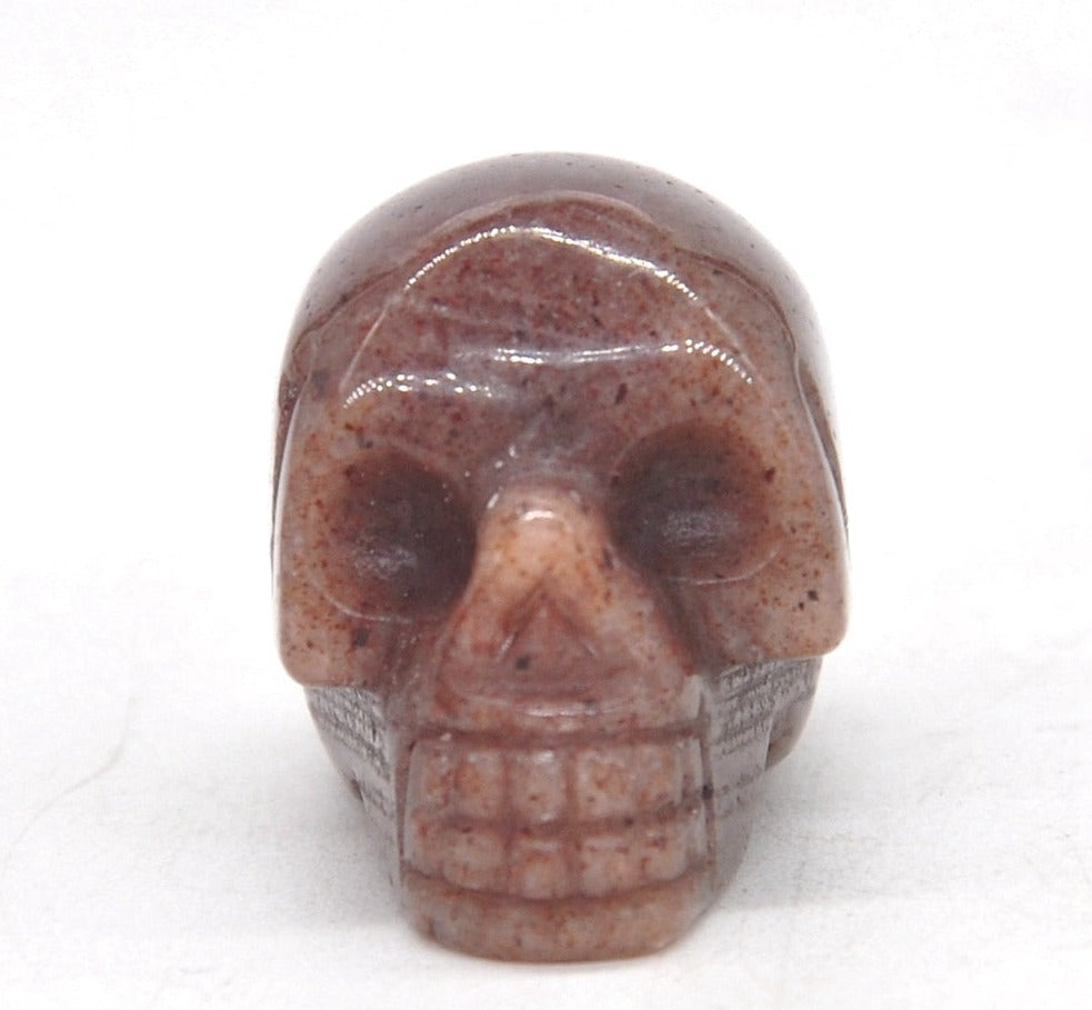 Naturlig dödskalle kristall sten