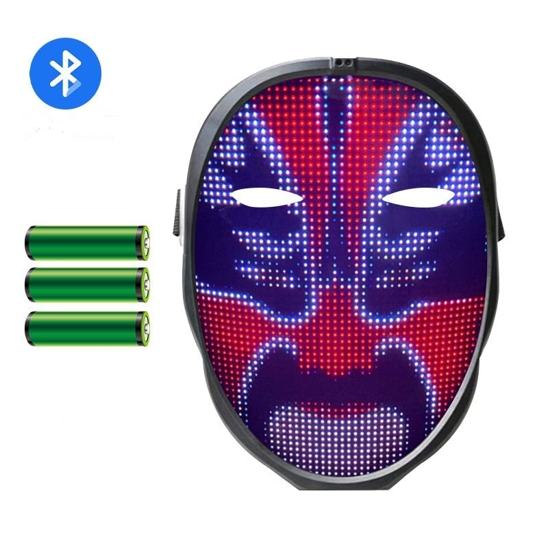 Digital mask som omvandlar ansiktet