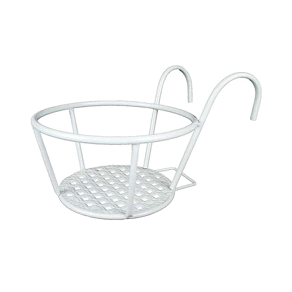 Järn Konst Hängande Korg