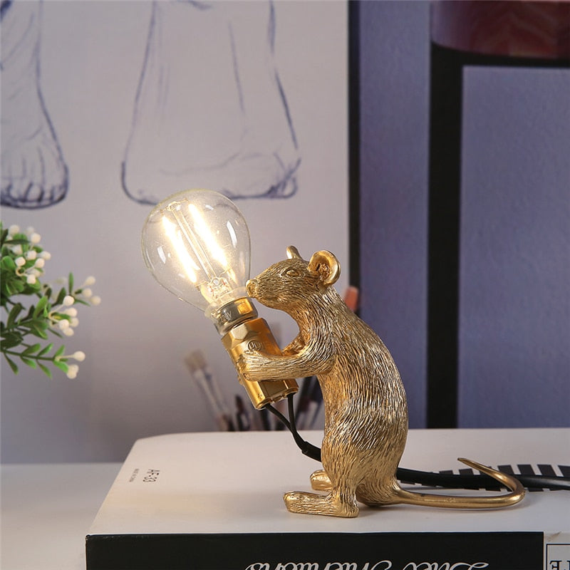 Söt mus bordslampa