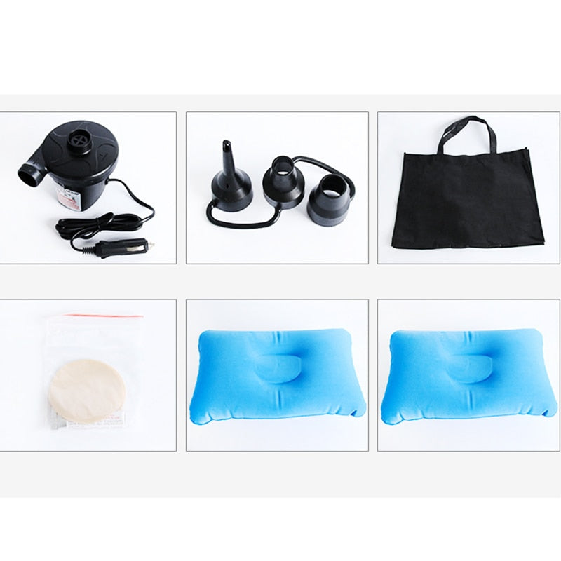 Uppblåsbar bilbaksätesmadrass