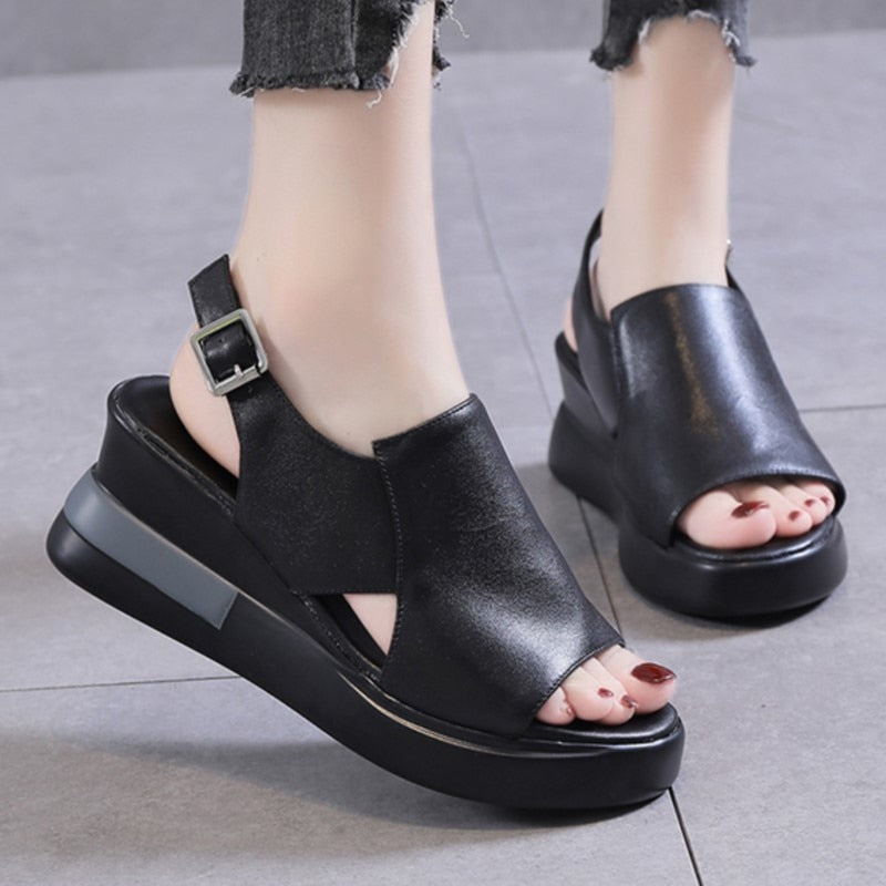 Sommar Spännsandaler