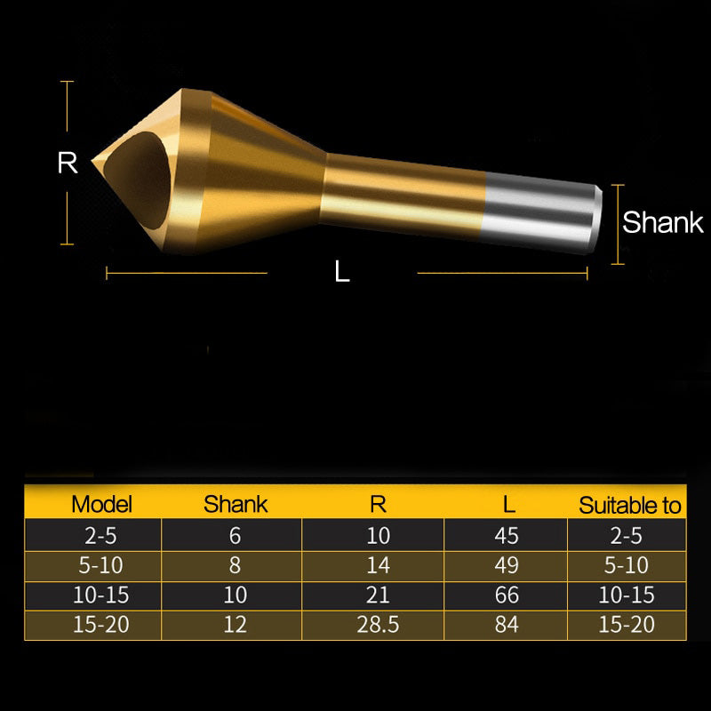 Titanium Countersink borrspets