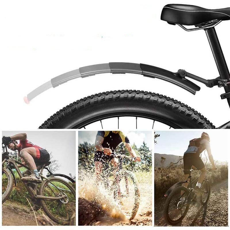 Cykel infällbart stänkskydd