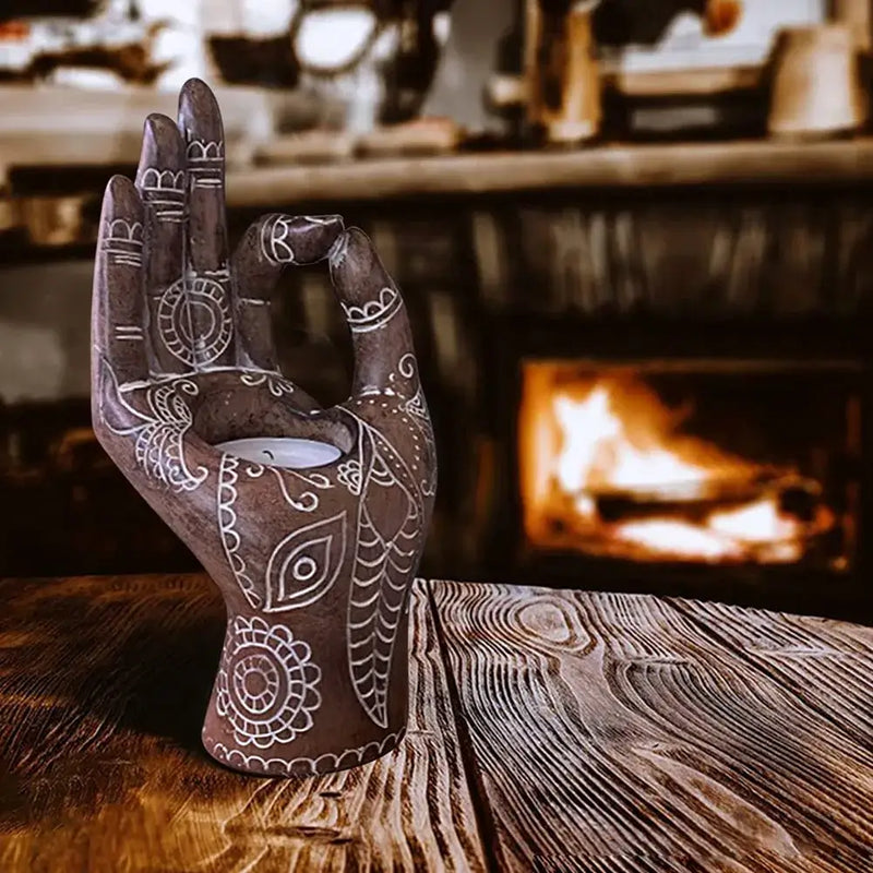 Buddha Hand Ljushållare