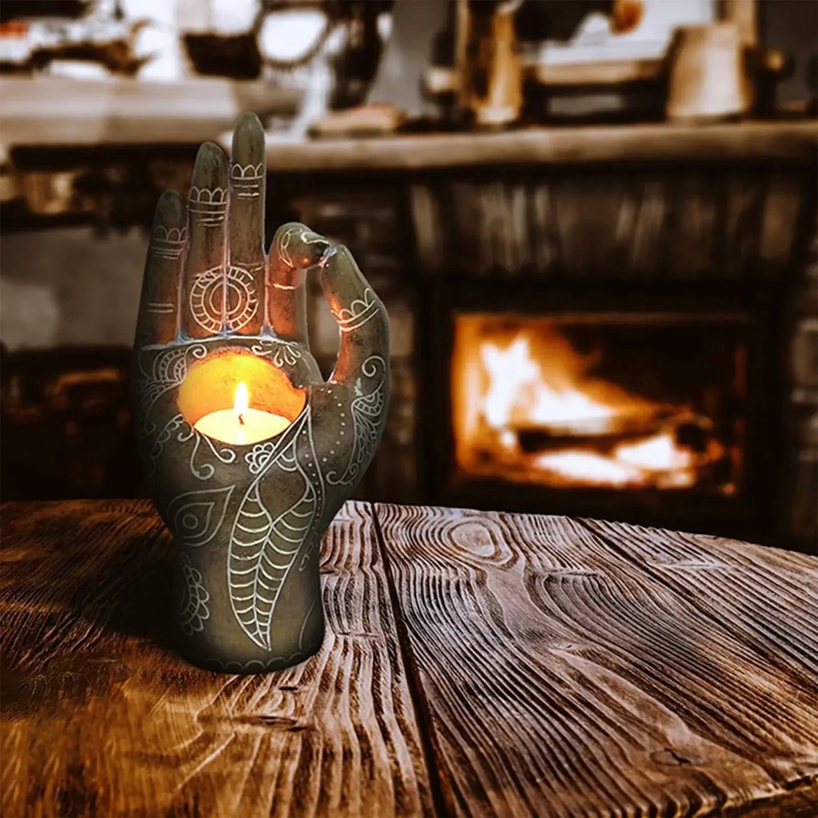 Buddha Hand Ljushållare