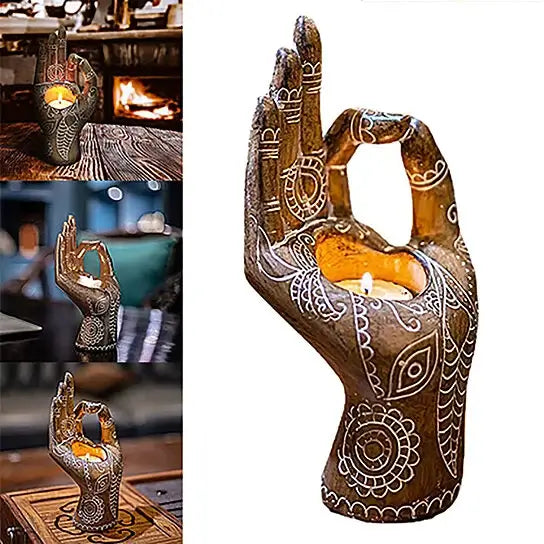 Buddha Hand Ljushållare