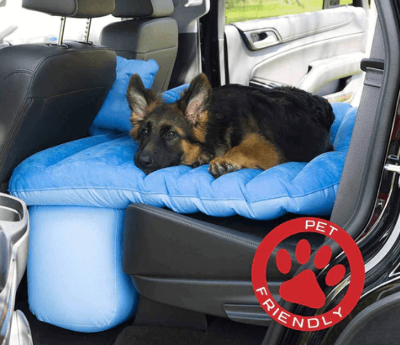 Uppblåsbar bilbaksätesmadrass