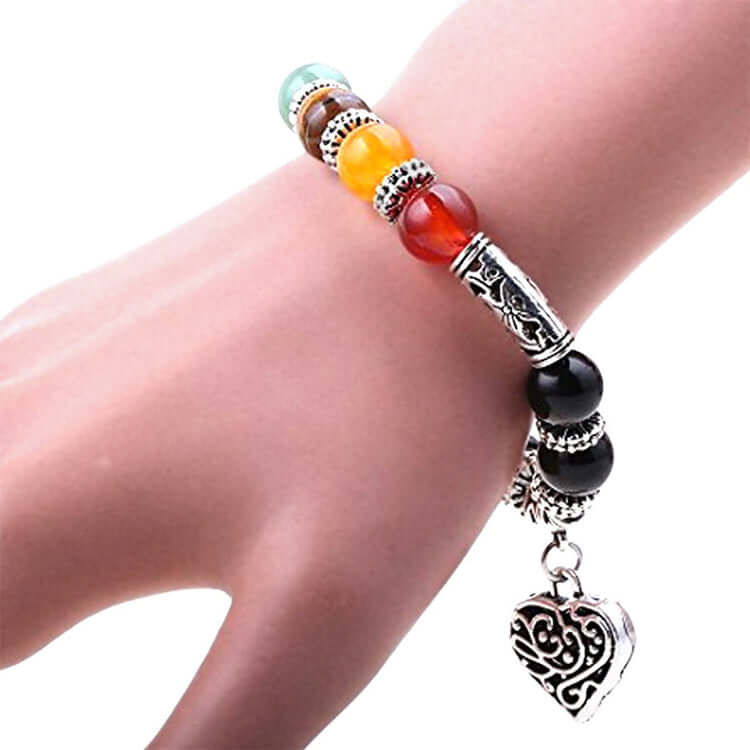 7 Chakra stenarmband