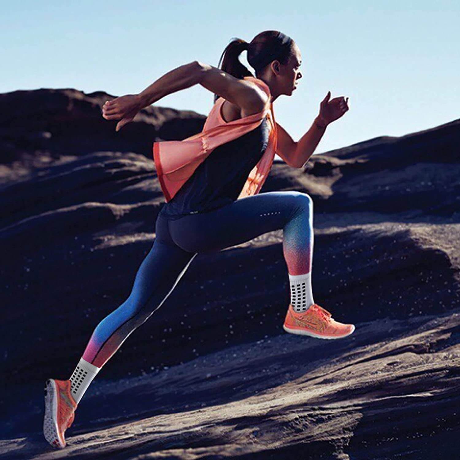 Anti-slip fotbollsstrumpor