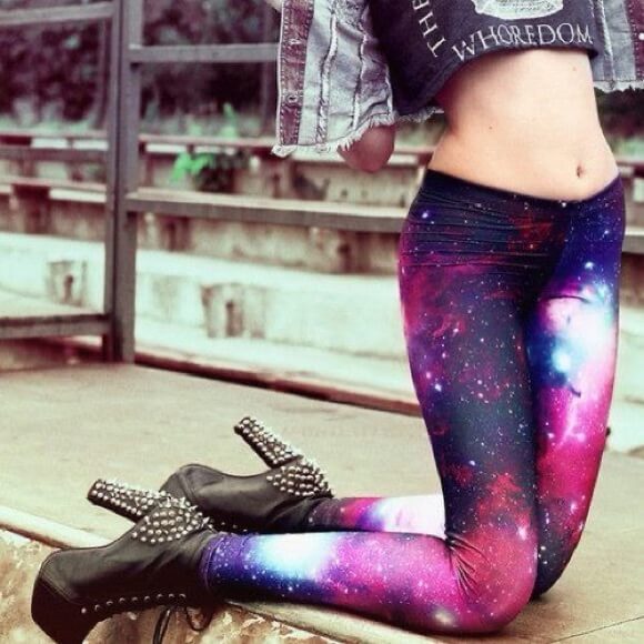 3D-utskrivna Galaxy Leggings