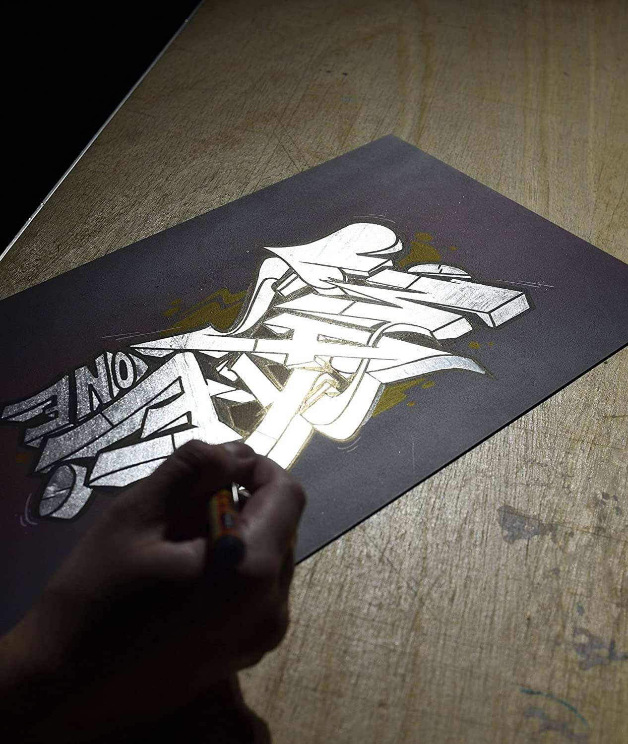 Flytande spegel Chrome Marker