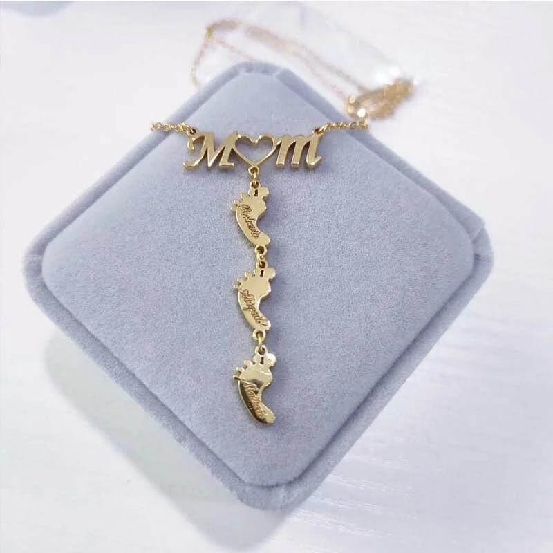 Baby Feet Mom Halsband