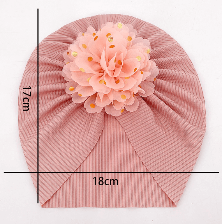 Rufsig topp baby turban hatt